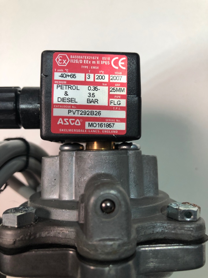 ASCO Solenoid Valve . Type : EMSX